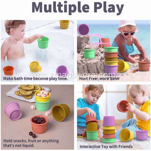 Silicone Rodent Pioneer Desktop Puzzle Jenga Toys